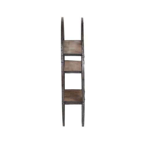 Etagere bois metal ronde | Manguier Stockholm