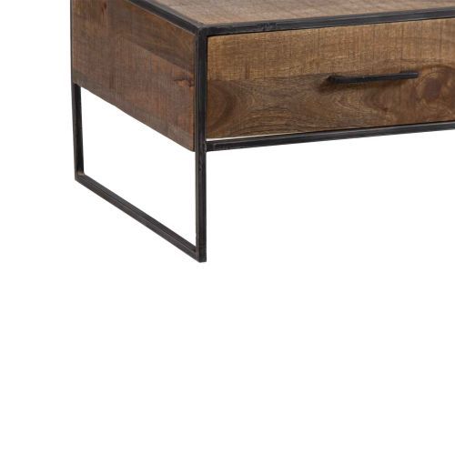 Table basse 2 tiroirs | Manguier Stockholm