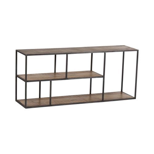 Etagere basse bois metal | Manguier Stockholm