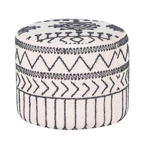 Pouf tribal 45 cm de hauteur