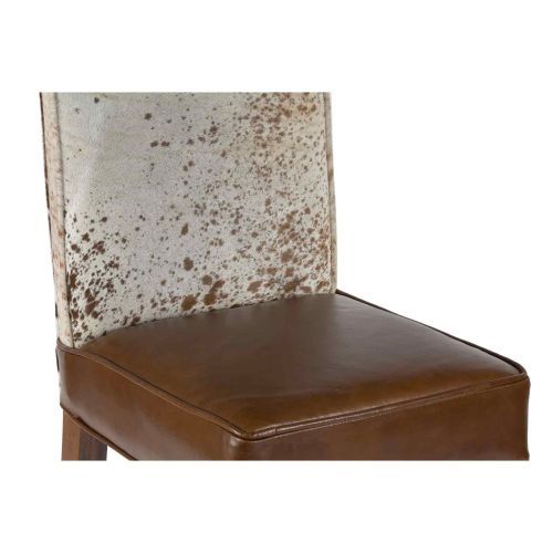 Chaise cuir de vache Savage