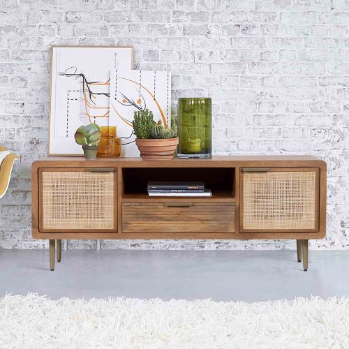 TV Unit | Mango/Cane Cuna