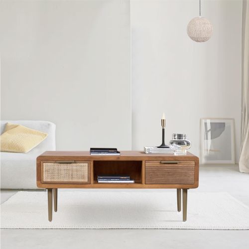 Coffee Table | Mango/Cane Cuna