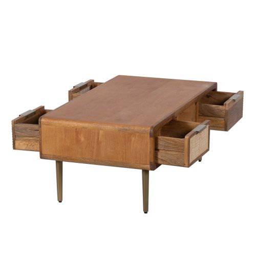 Coffee Table | Mango/Cane Cuna