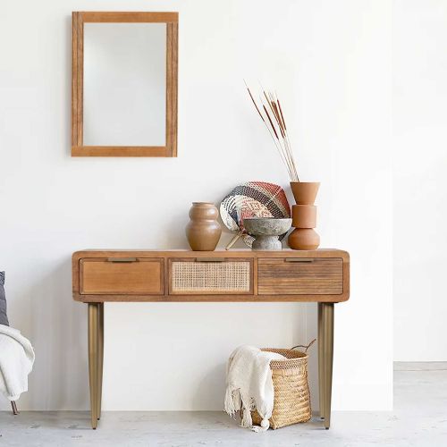 Console Table | Mango/Cane Cuna