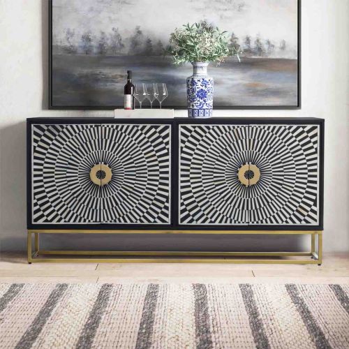 Side Board | Acacia/Bone Inley Meeraz