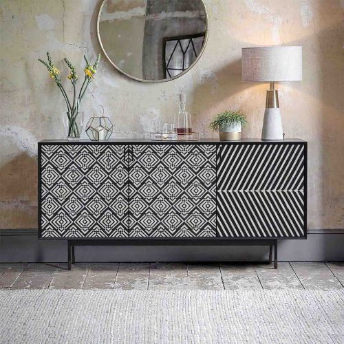 Side Board | Acacia/Bone Inley Meeraz