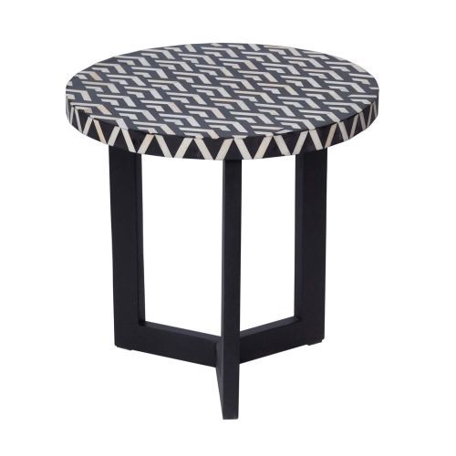 Side Table | Acacia/Bone Inley Meeraz