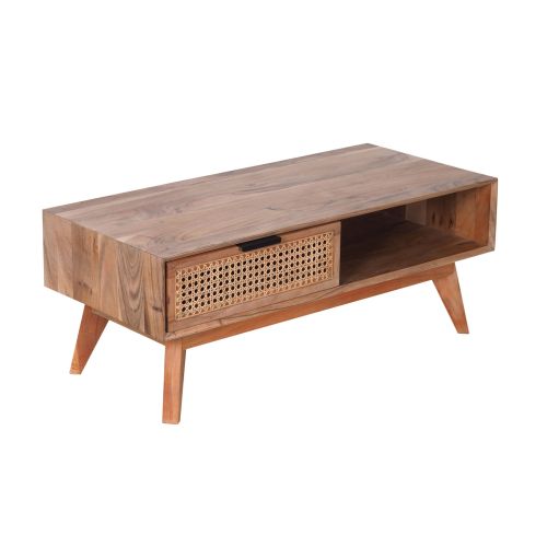 Coffee Table | Acacia wood plus Cane /Cane Natural