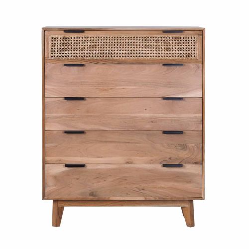 Chest of Drawer | Acacia wood plus Cane /Cane Natural