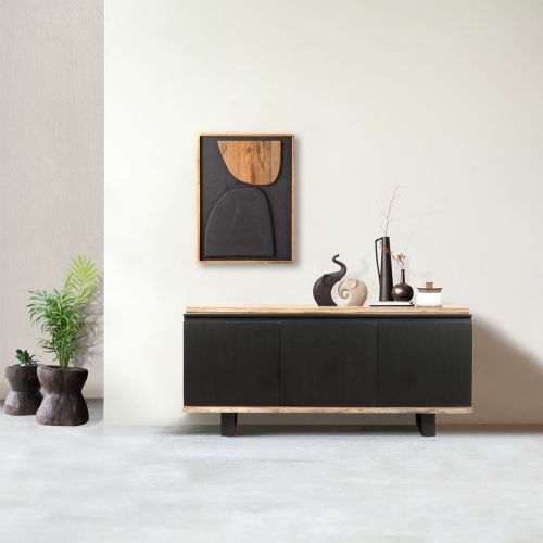 Buffet 3 portes | Acacia Black