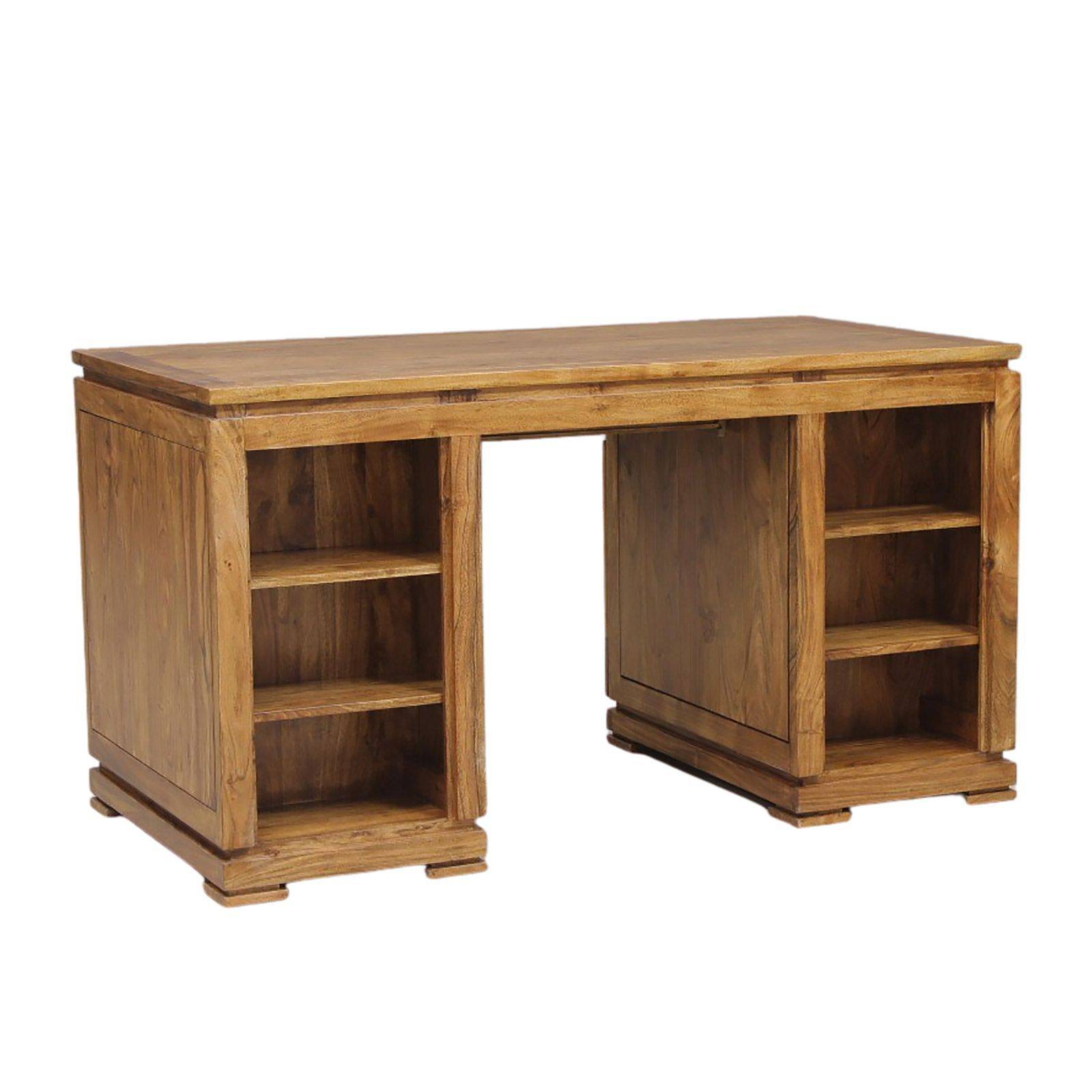 Le bureau double, meuble en bois massif - Anders Paris