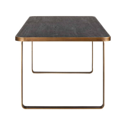 Table de repas Hunter 230 (noir rustic)