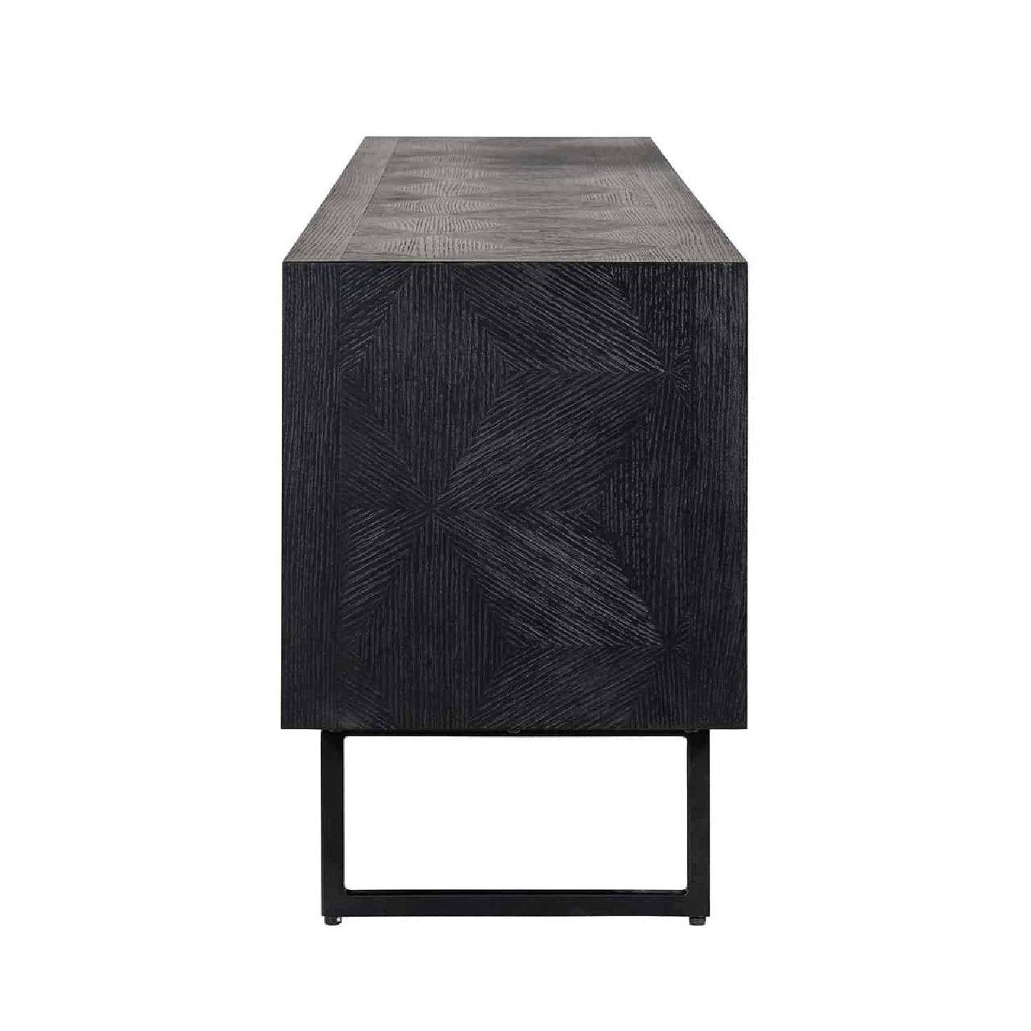 TV-dressoir Blax 2-kleppen 1-plank (noir)