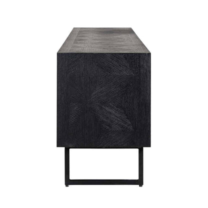 TV-dressoir Blax 2-kleppen 1-plank (noir)