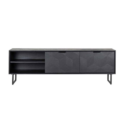 TV-dressoir Blax 2-kleppen 1-plank (noir)