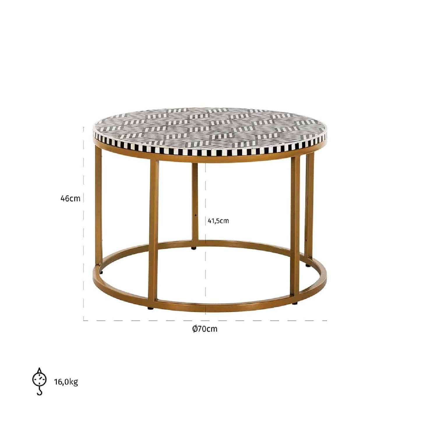 Table basse Bliss 70Ø