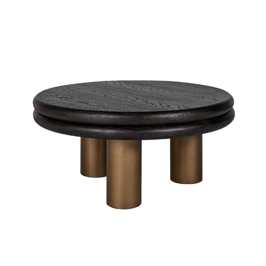 Table basse Macaron (noir rustic)