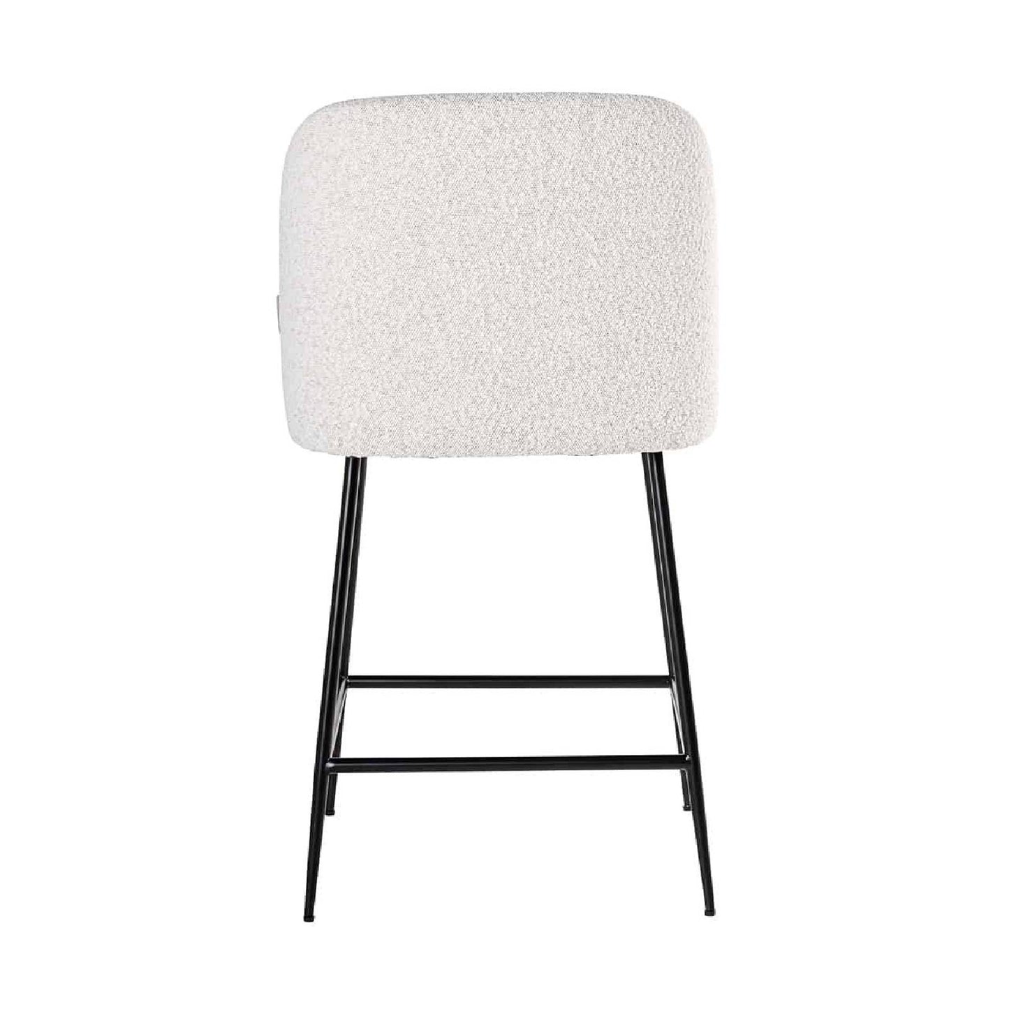 CounterChaise Pullitzer blanc Bouclé / noir (Copenhagen 900 Bouclé blanc)