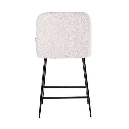 CounterChaise Pullitzer blanc Bouclé / noir (Copenhagen 900 Bouclé blanc)