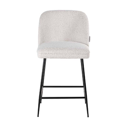 CounterChaise Pullitzer blanc Bouclé / noir (Copenhagen 900 Bouclé blanc)