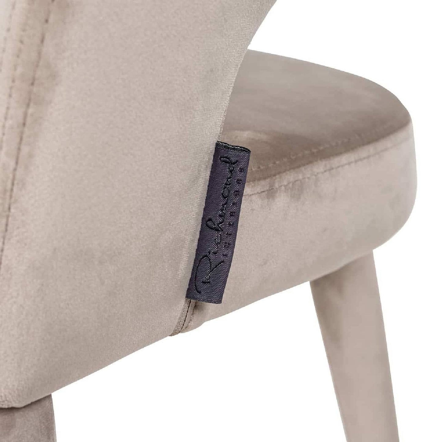 Chaise Gia Khaki velours Fire retardant (FR-Quartz 903 Khaki)