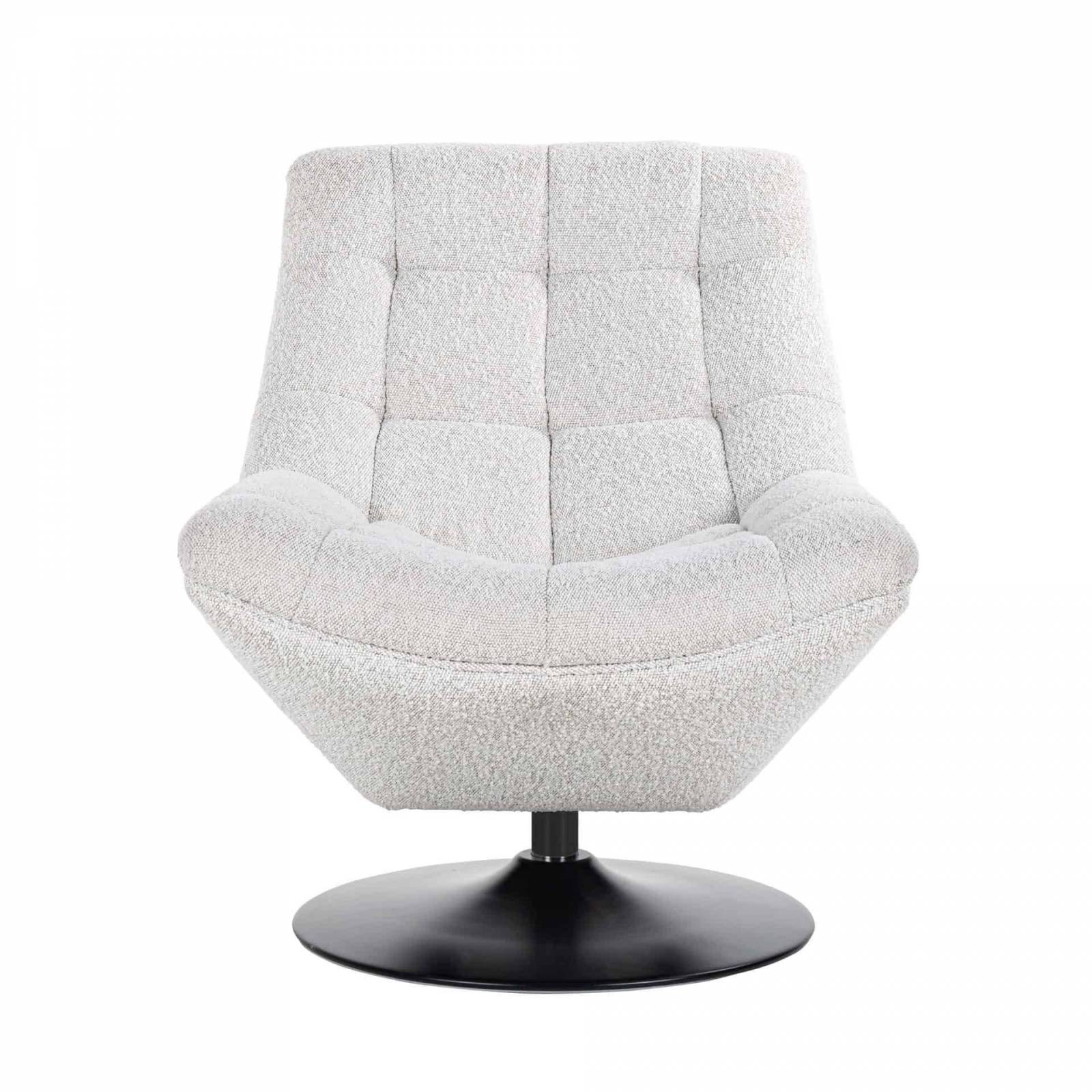 Fauteuil  Richelle blanc Bouclé fire retardant (Copenhagen 900 Bouclé blanc)