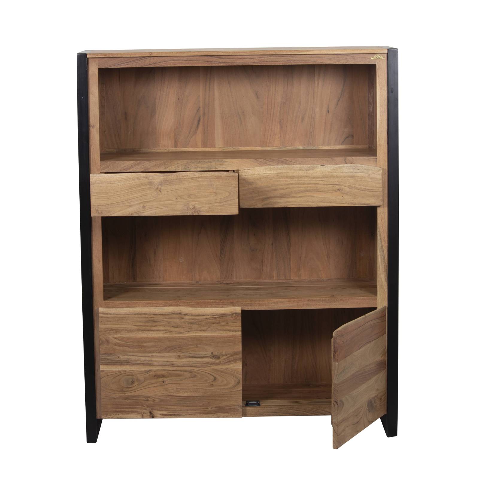 Buffet haut 2 portes 2 tiroirs | Acacia Bunting