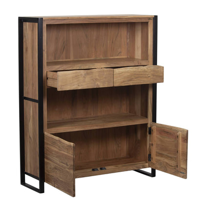 Buffet haut 2 portes 2 tiroirs | Acacia Bunting