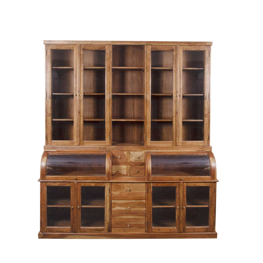 Large 2-part bookcase | Acacia Cara