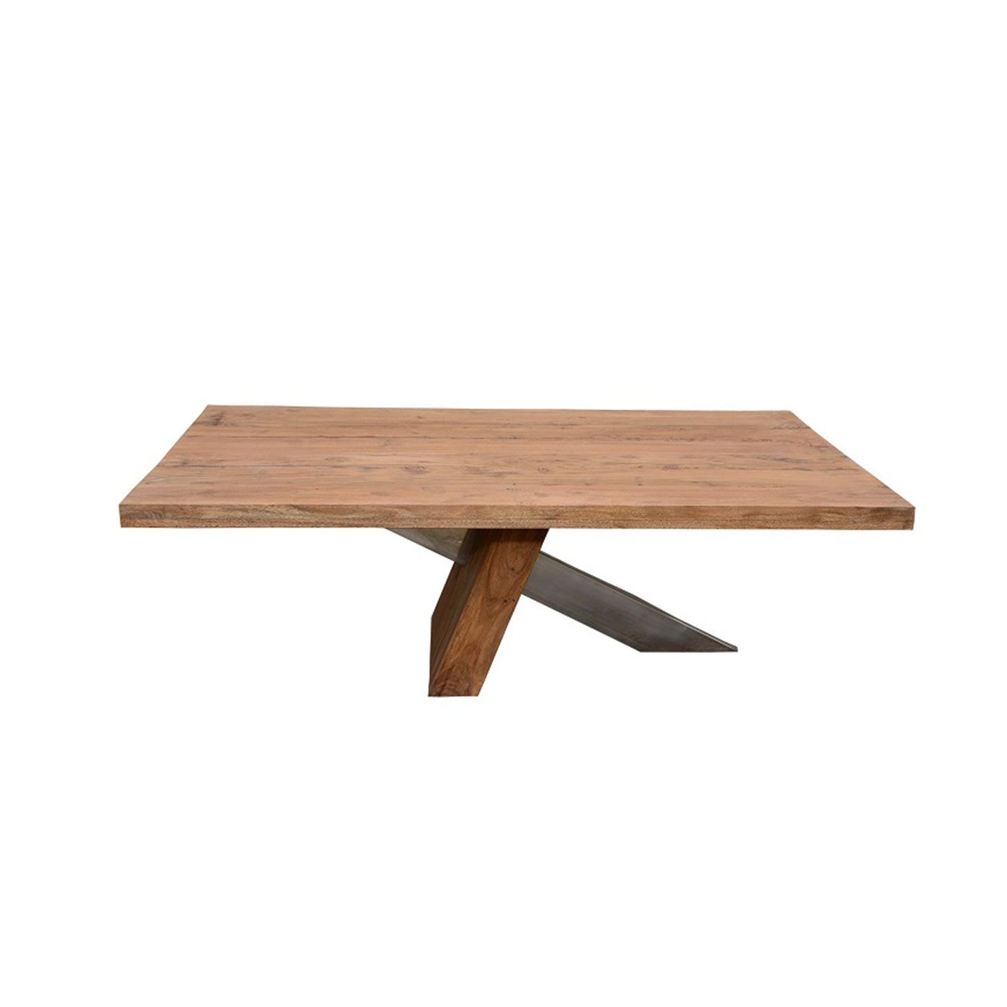 Table basse 130x80cm | Acacia Stainless III