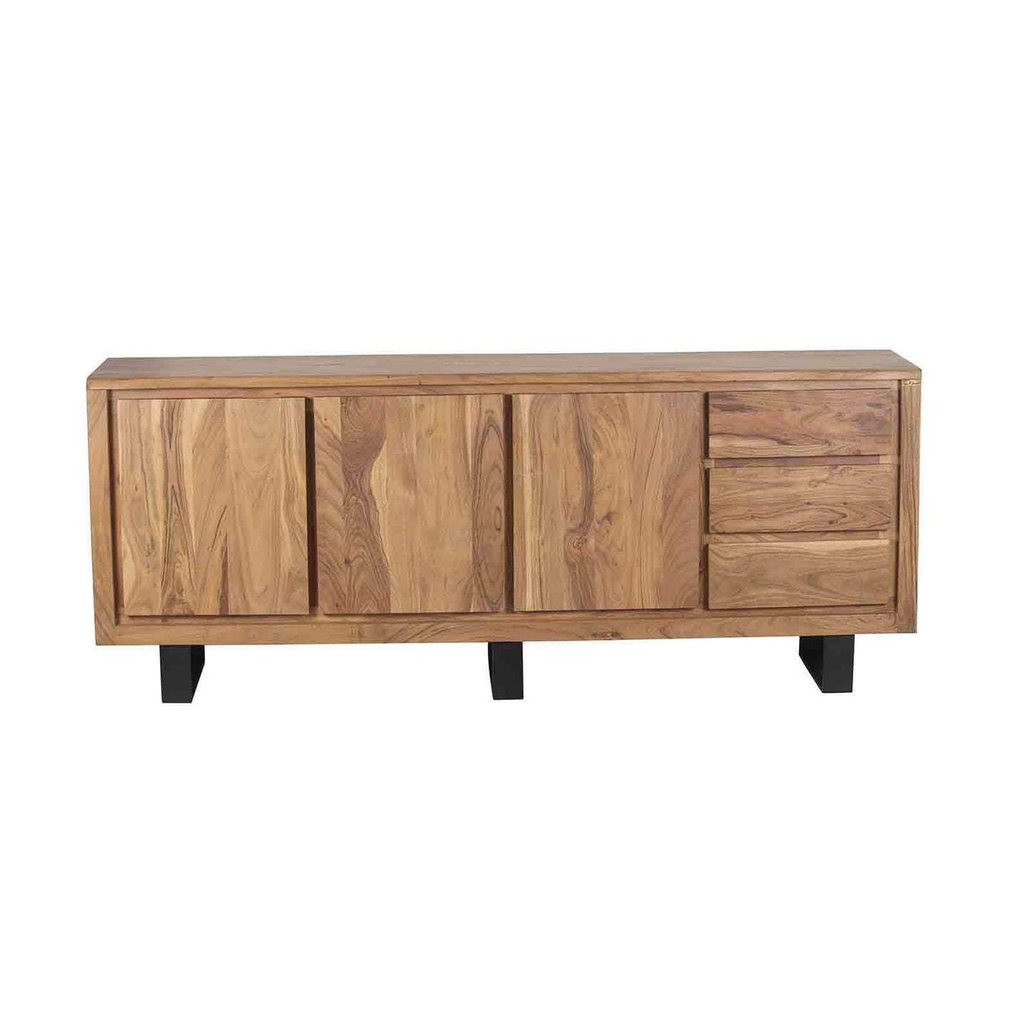 Buffet bas 3 portes 3 tiroirs | Acacia Bunting