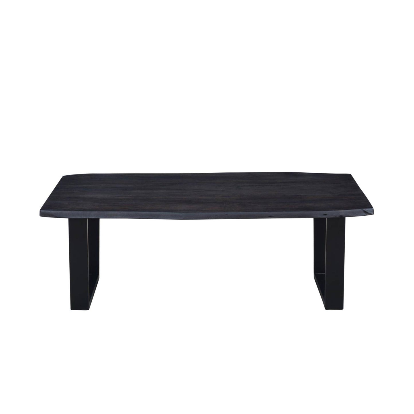 Table de repas 200cm  en acacia massif et métal | Acacia Black Forest