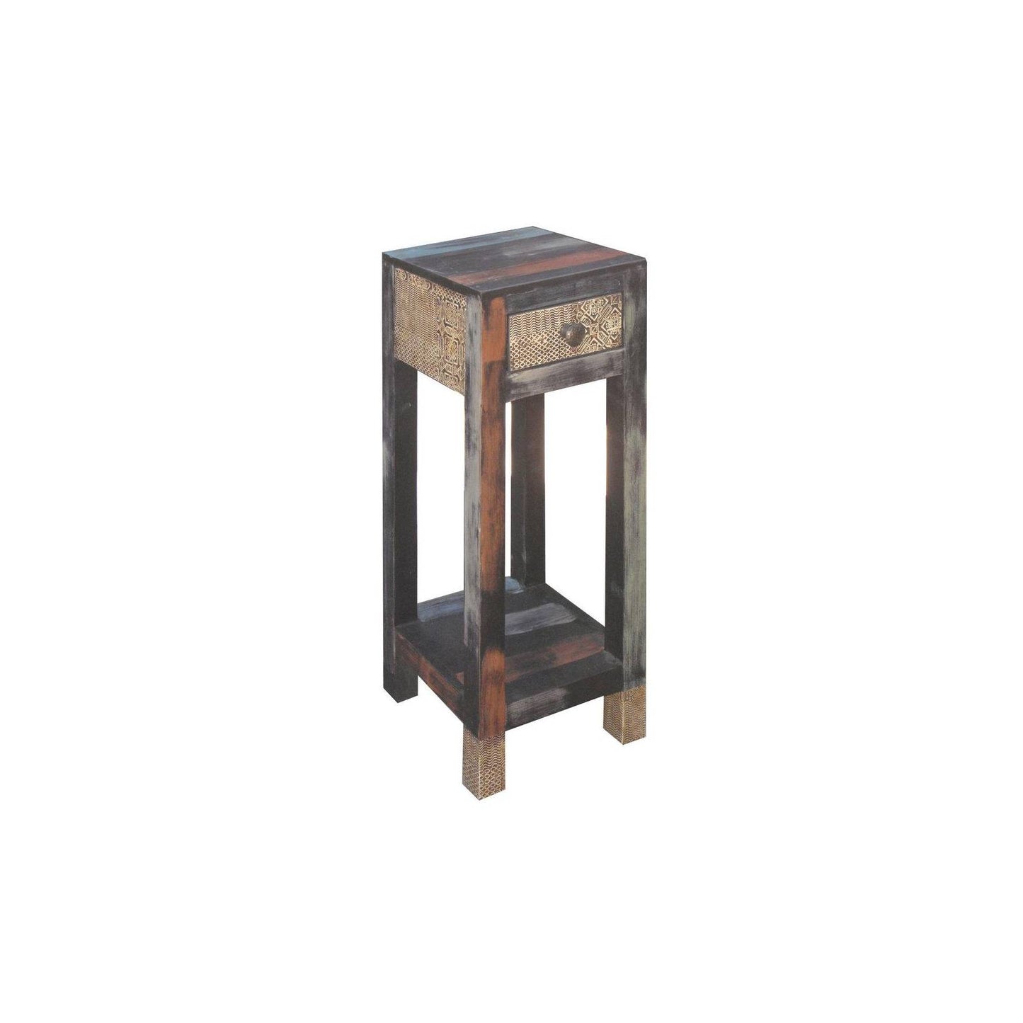 Table d'appoint 1 tiroir | Manguier Pushkar