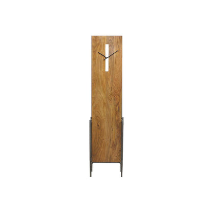 Horloge sur pied en acacia massif