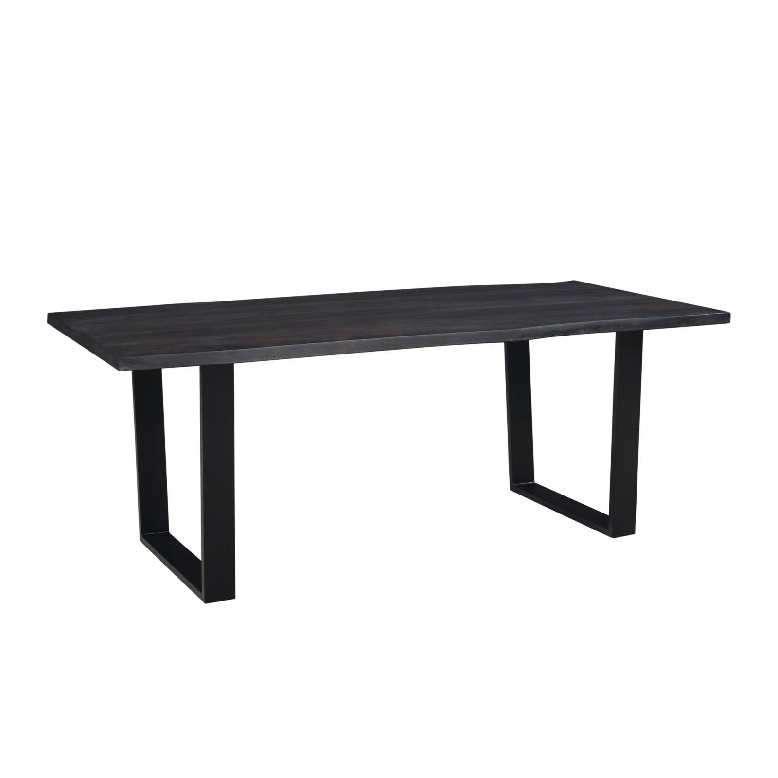 Table à dîner 240cm en acacia massif et métal | Acacia Black Forest