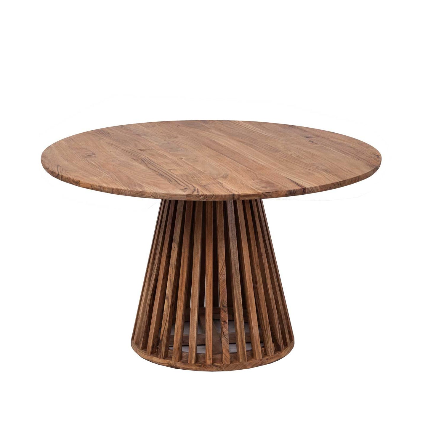 Table de repas ronde bois massif | Acacia Kfir