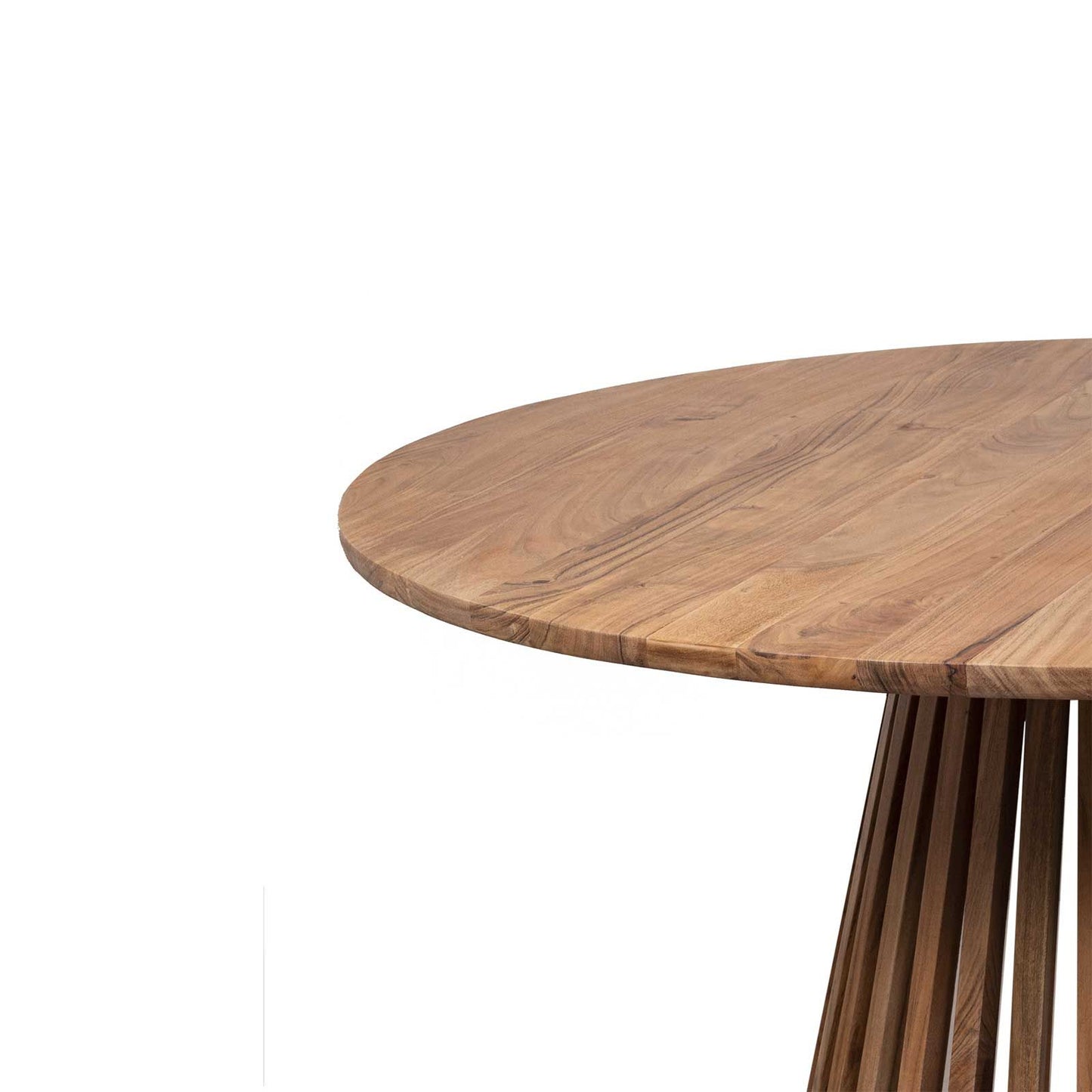 Table de repas ronde bois massif | Acacia Kfir