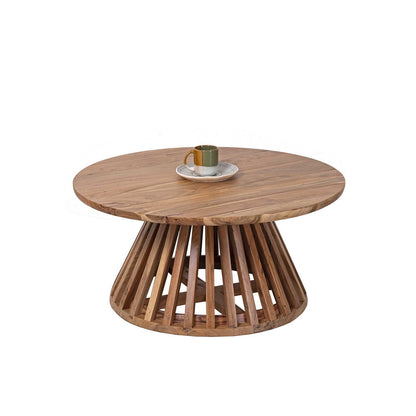 Table basse ronde bois massif | Acacia Kfir