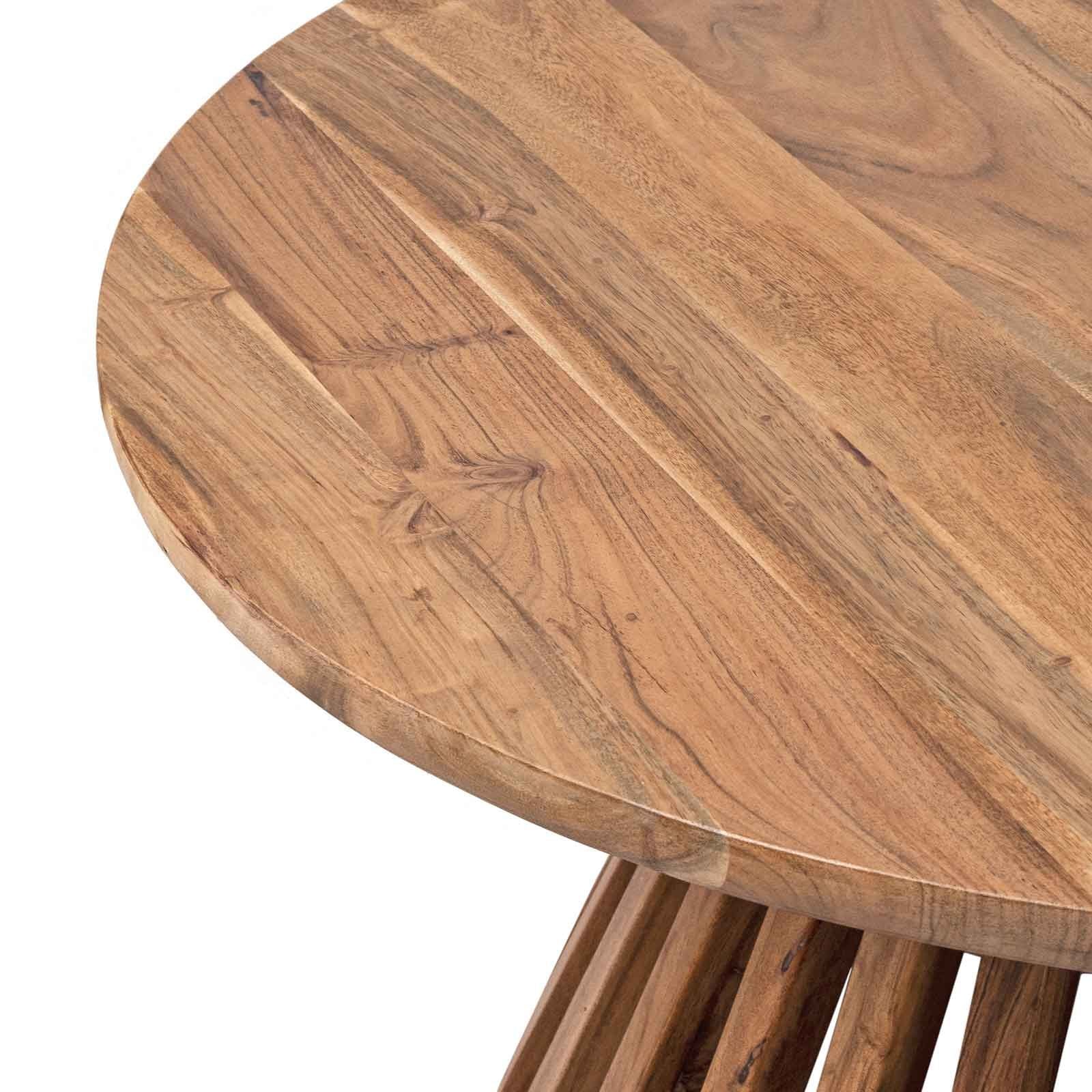 Table basse ronde bois massif | Acacia Kfir