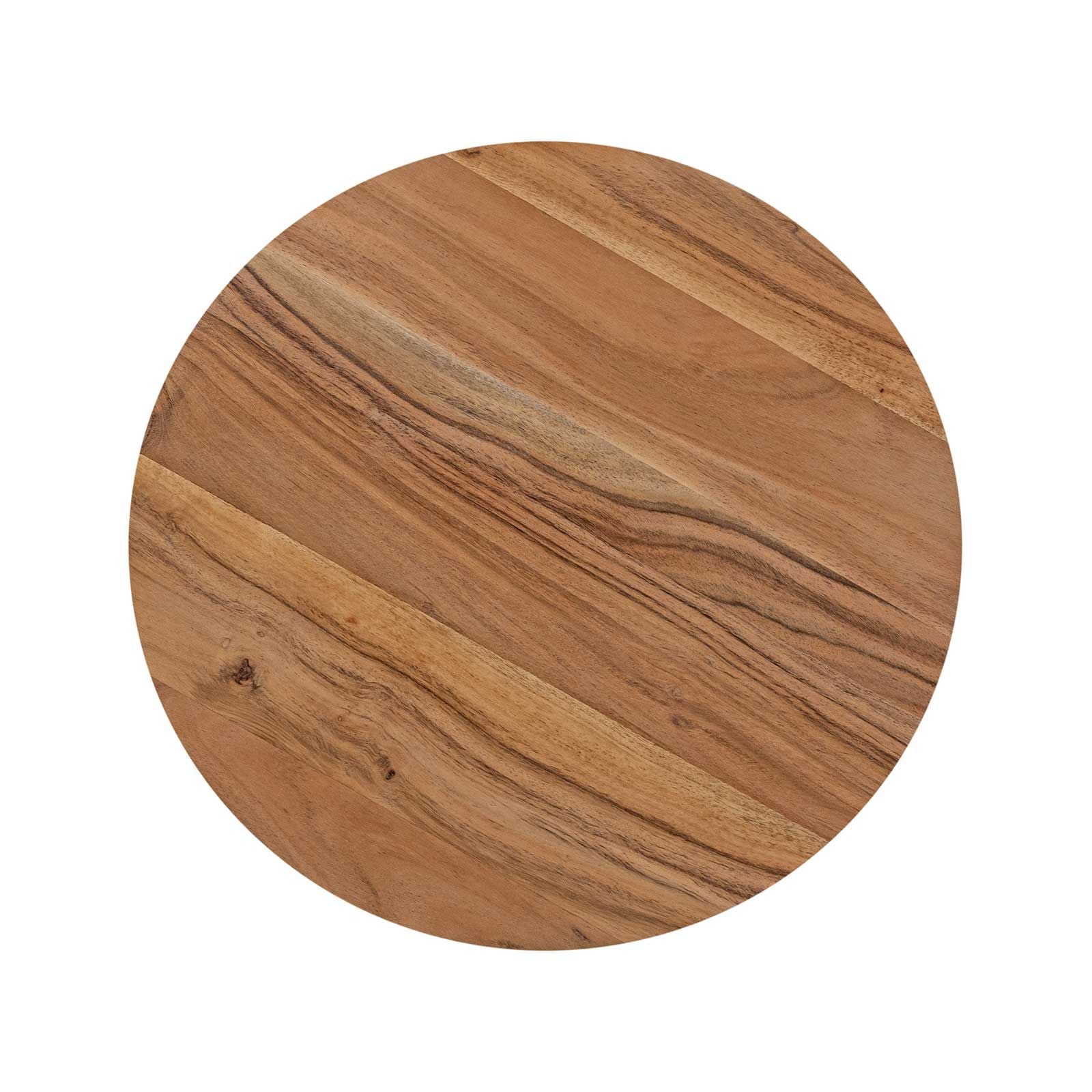 Table d'appoint ronde bois massif | Acacia Kfir