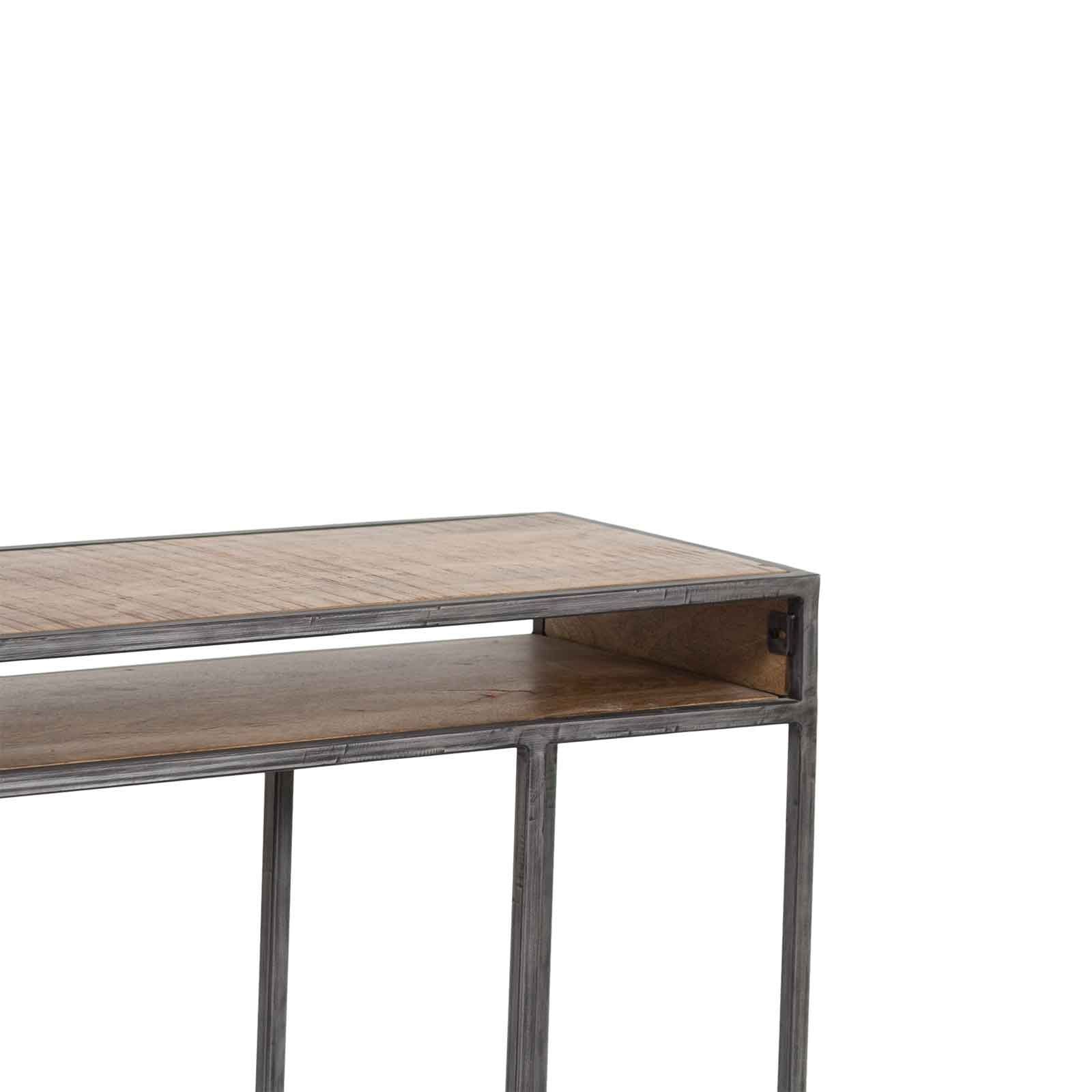 Table d'appoint en bois et métal | Mango Stockholm