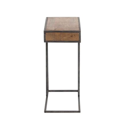 Table d'appoint en bois et métal | Mango Stockholm