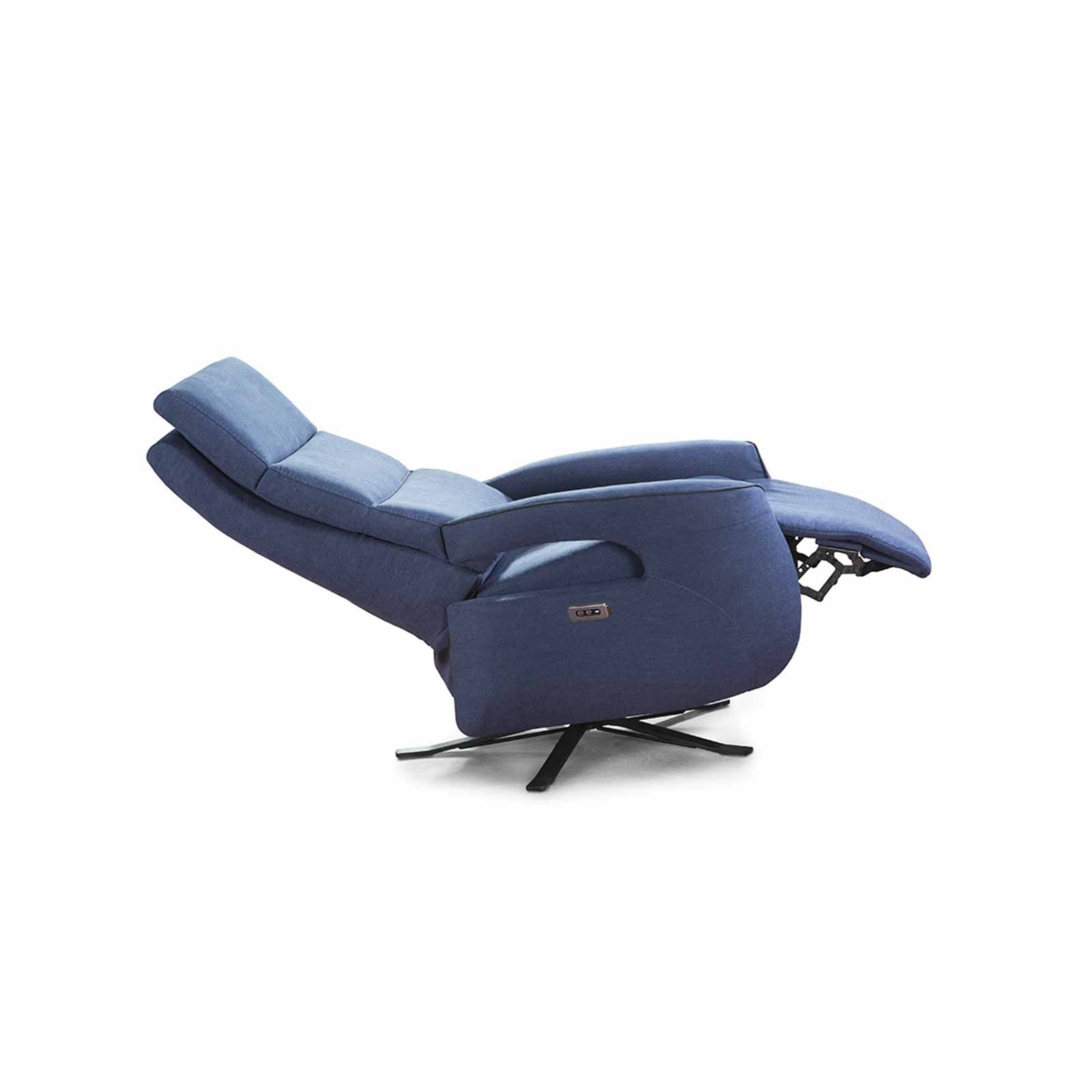 Fauteuil relax électrique pivotant Playa Blue