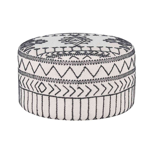 Pouf tribal rond 90 cm | Acacia M&M offer