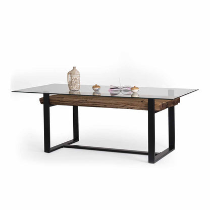 Table bois recyclé 200 cm | Bois recyclé Sufa