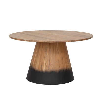 Table de repas ronde 140 cm | Acacia Dimona