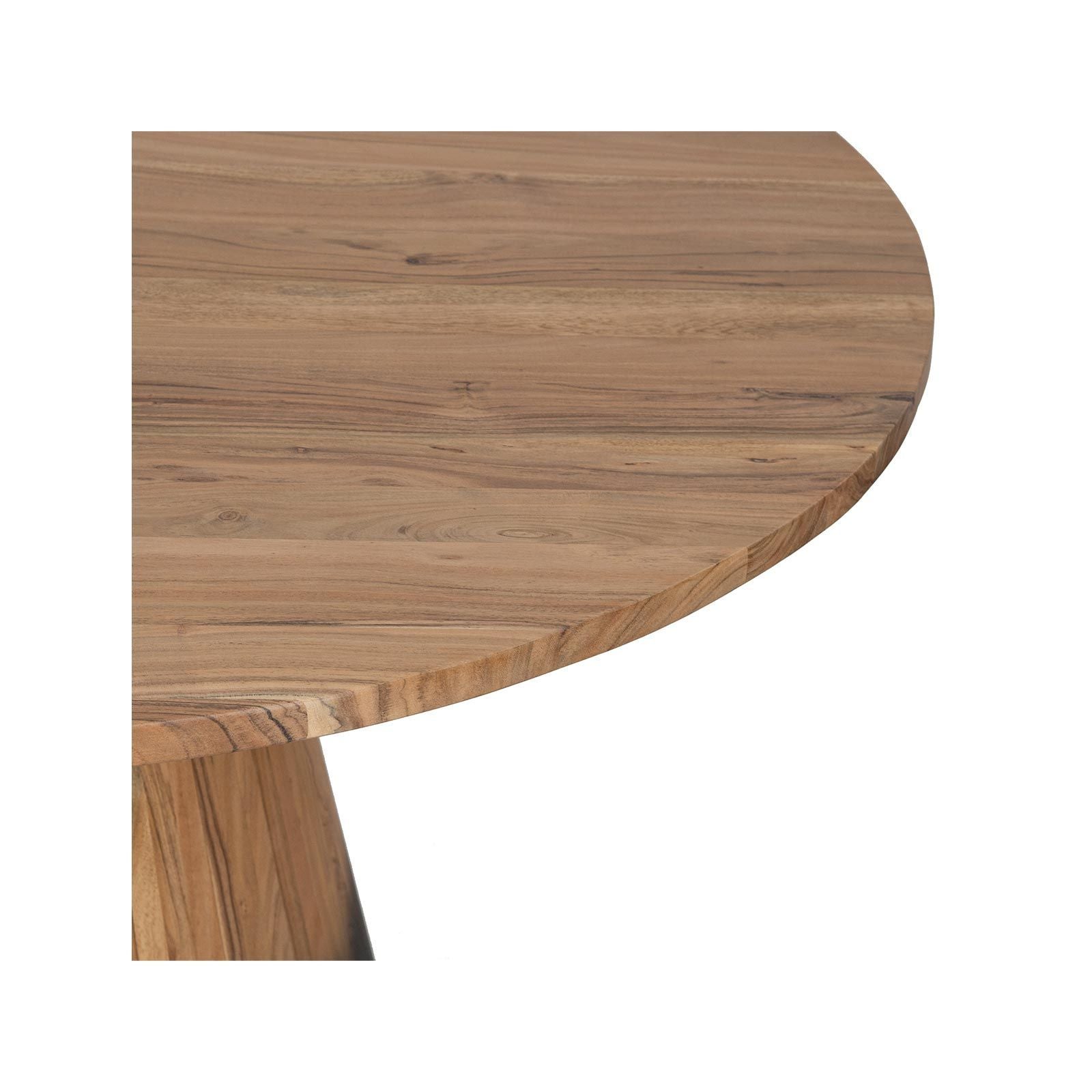 Table de repas ronde 140 cm | Acacia Dimona