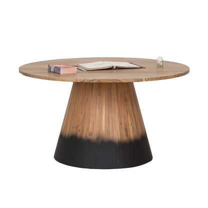 Table de repas ronde 140 cm | Acacia Dimona