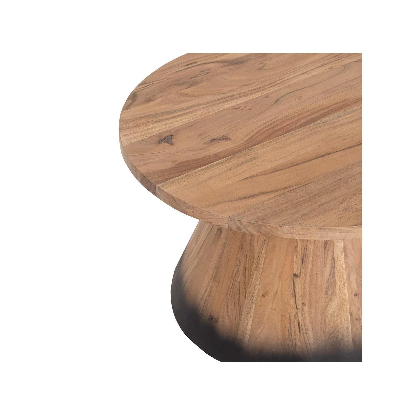 Table basse ronde bois 80 cm | Acacia Dimona